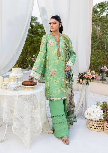 Elaf Premium ECD-6B Pastelle Elaf Prints With Chiffon Dupatta 2025